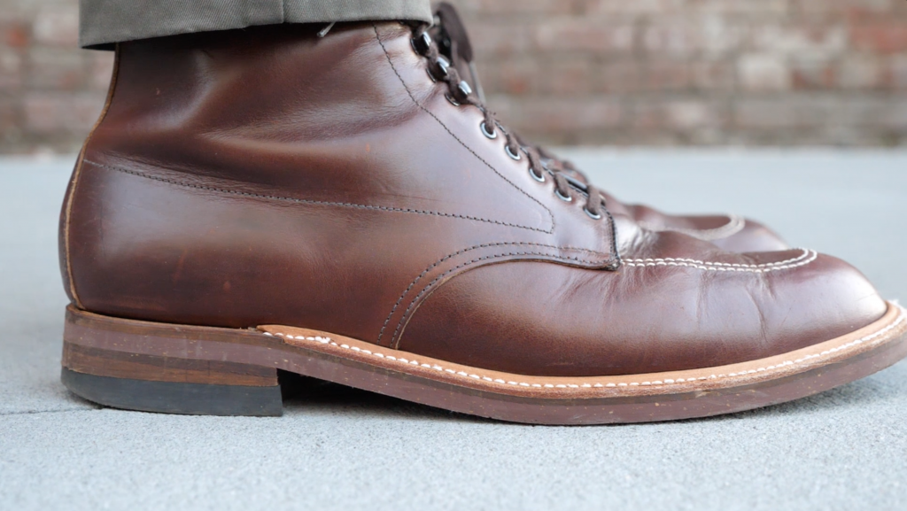 Alden Indy 403 boot side