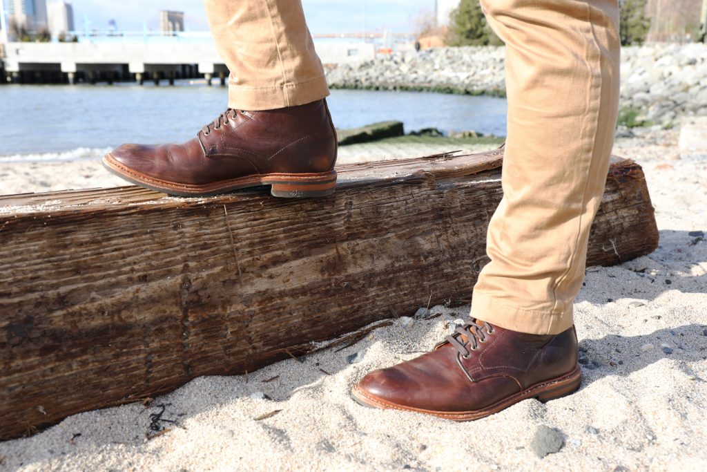Allen Edmonds Higgins Mill beach