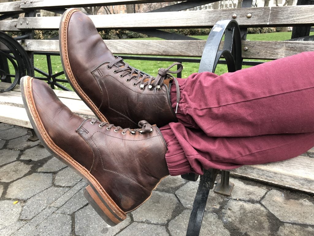 Allen Edmonds Higgins Mill bench