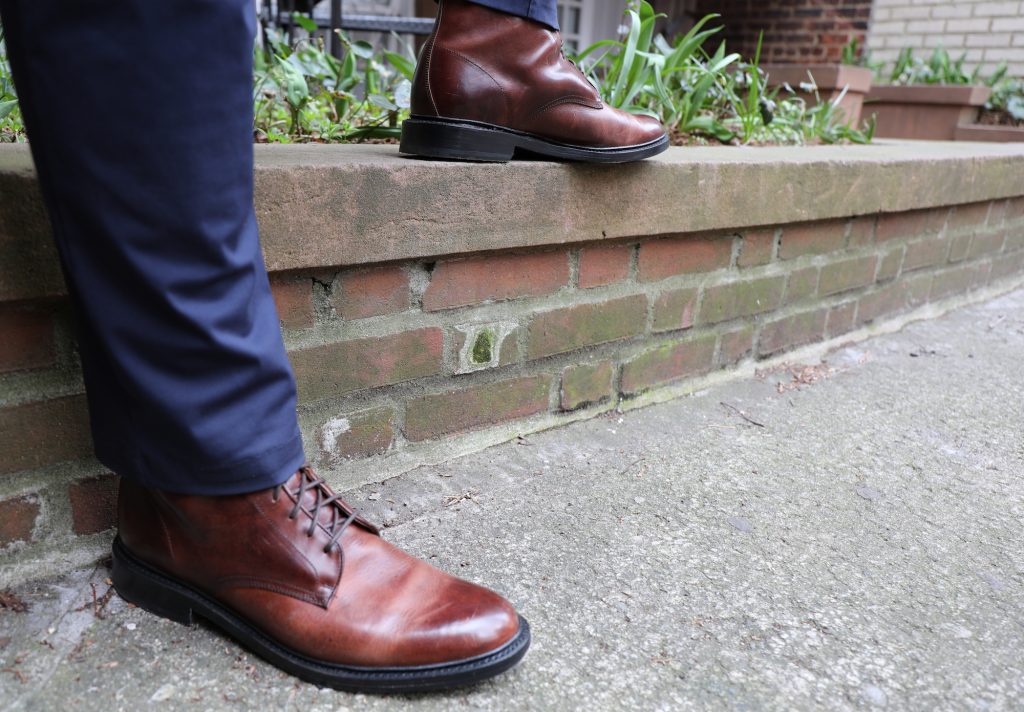 Frye Jones Lace Up on ledge