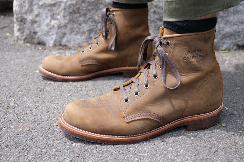 Chippewa Service boot street sun