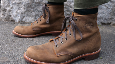 Chippewa Service boots pavement