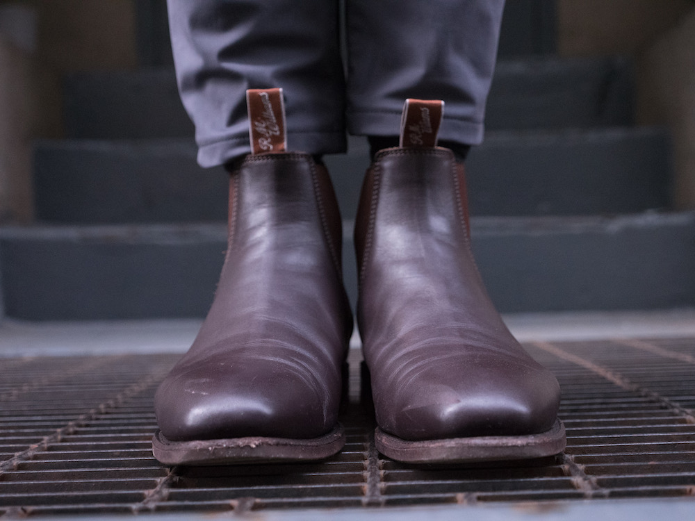 RM Williams Craftsman wrinkles