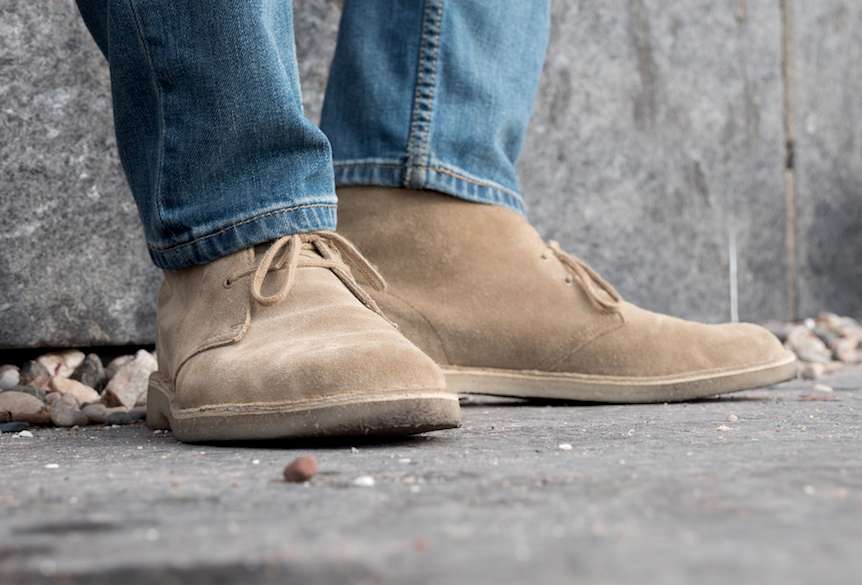 Clarks desert boot featured real