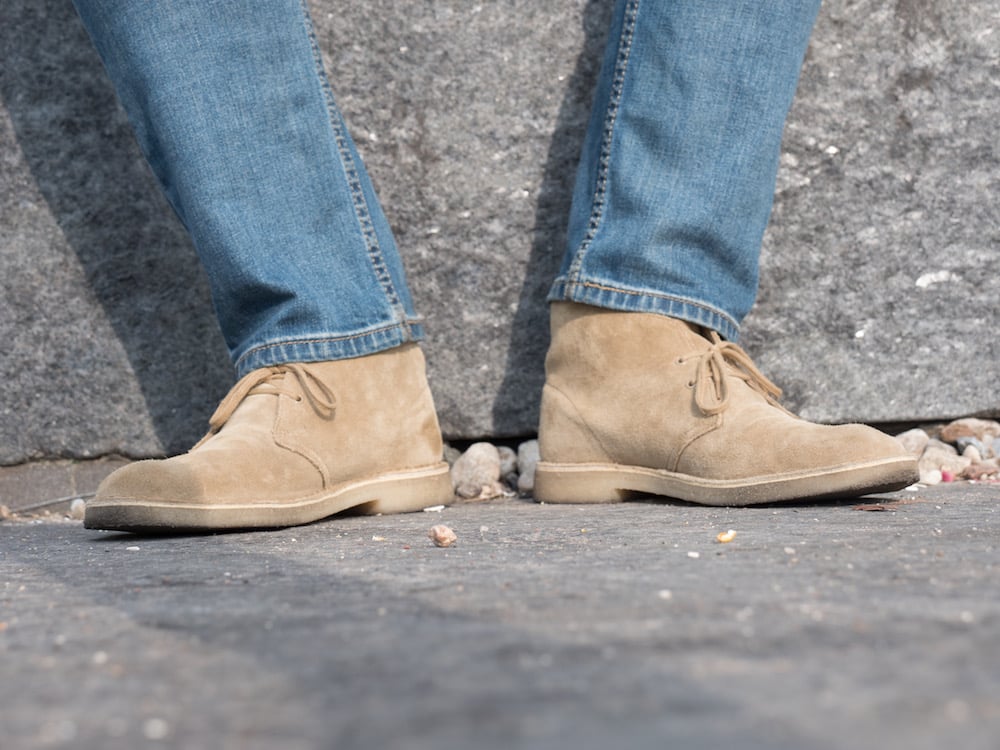 Clarks desert boot penguin feet