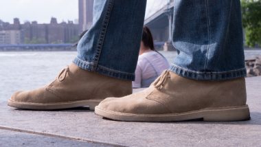 Clarks desert boot river