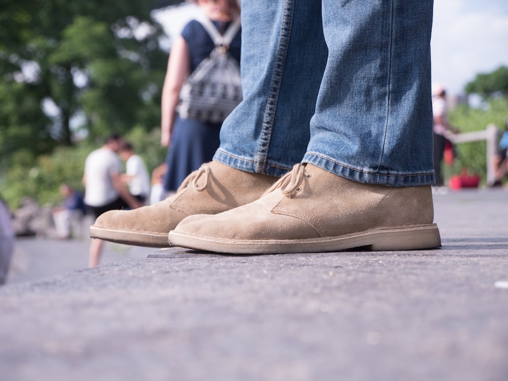 Clarks desert boot side view