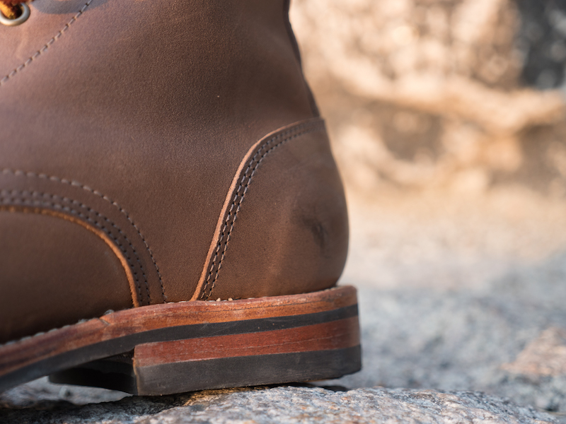 Oak Street boots heel