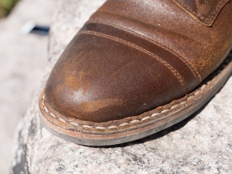 Whites Service Boot toe cap