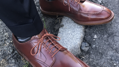 Alden mahogany shell cordovan