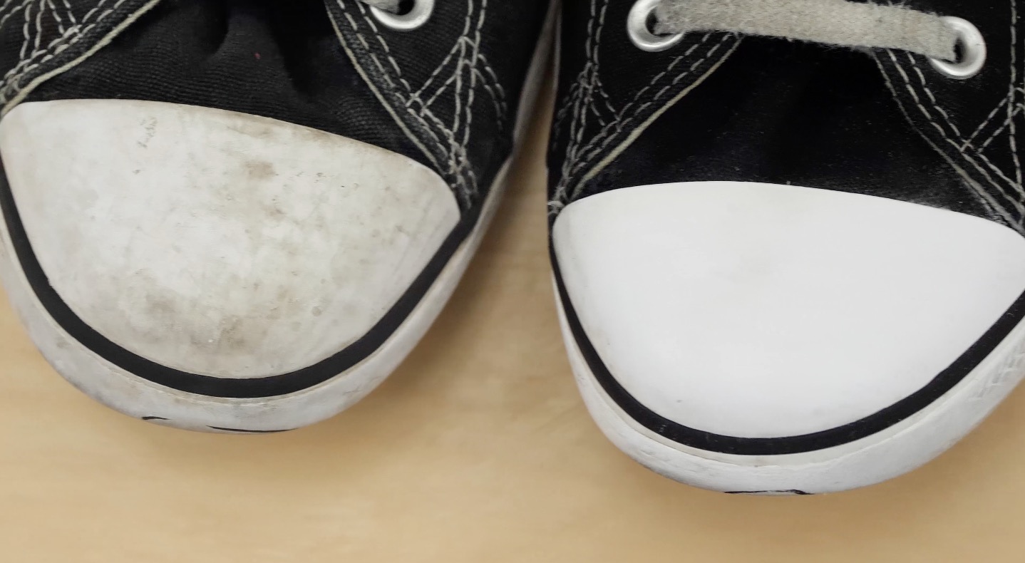 chuck taylor before and after cleaning