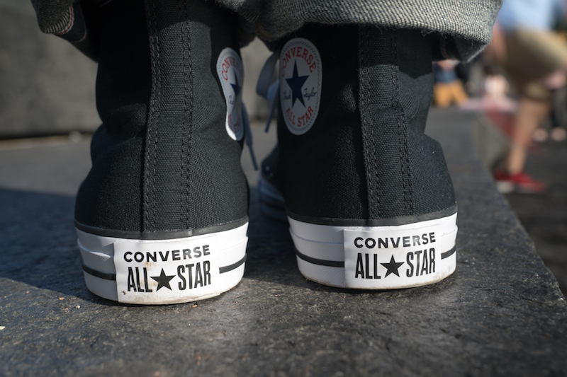 converse chuck taylor sneaker rear