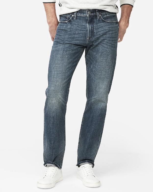 straight jeans