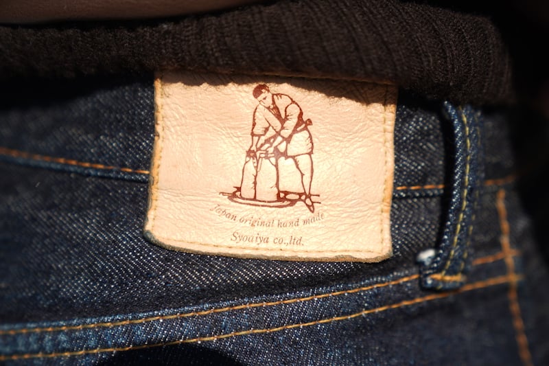 pure blue japan jeans patch