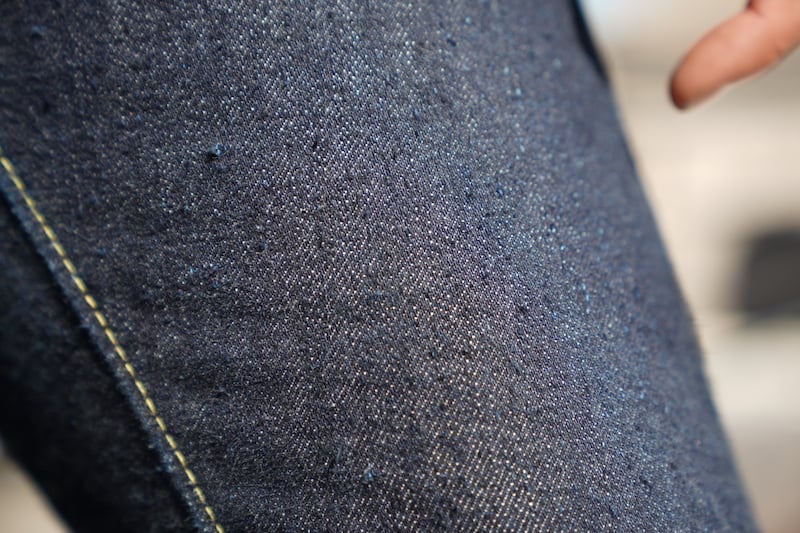 pure blue japan jeans slub