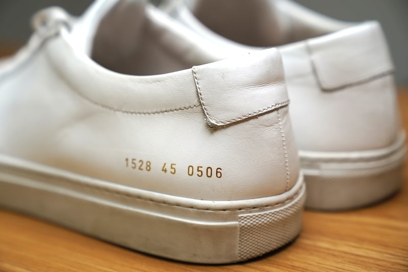 common projects heel tab