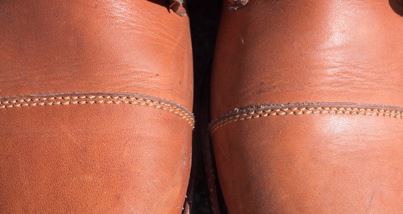 john doe 420 boots stitching asymmetry