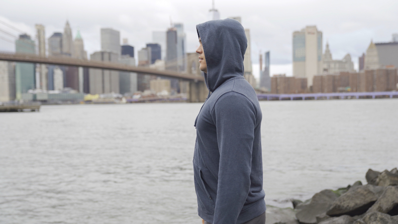 outerknown sur snap hoodie
