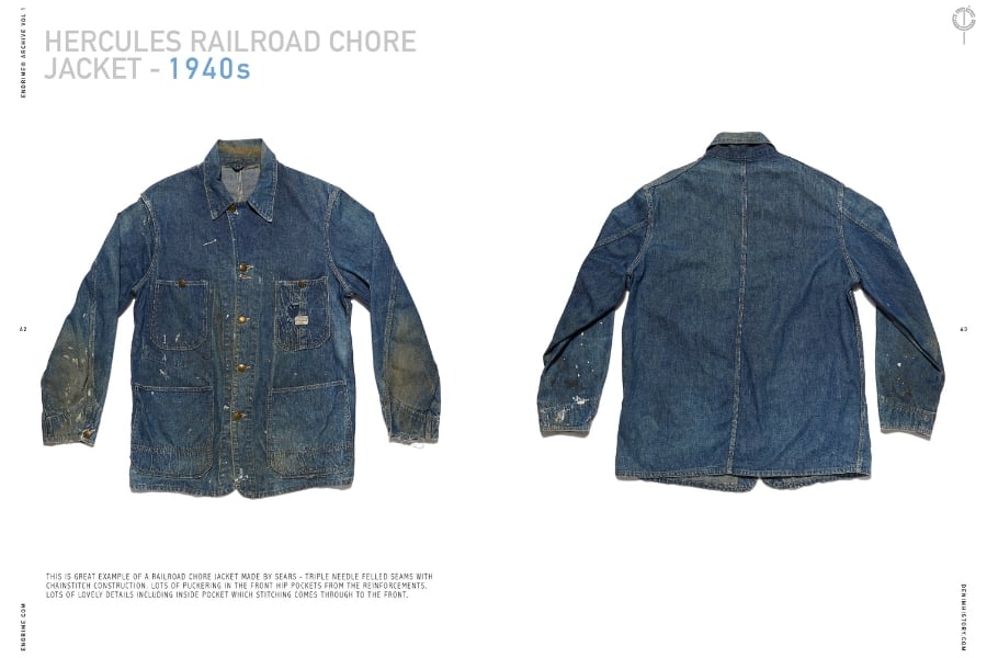Hercules railroad chore jacket