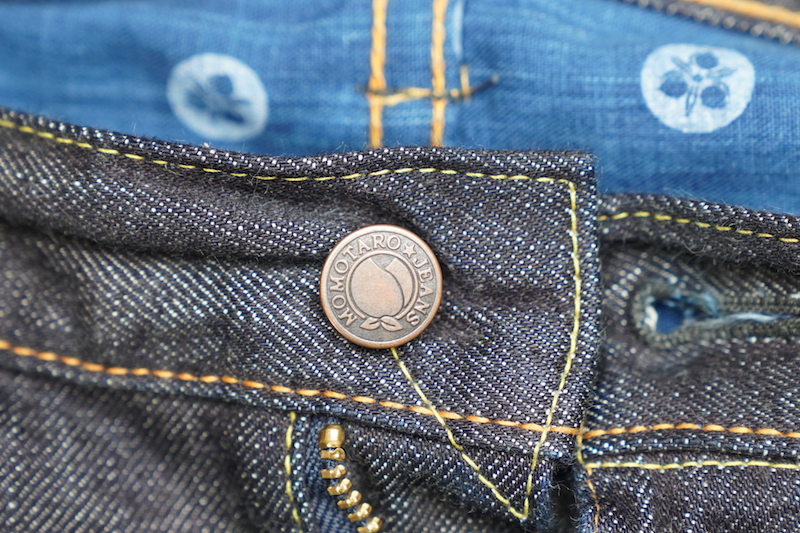 momotaro jeans button