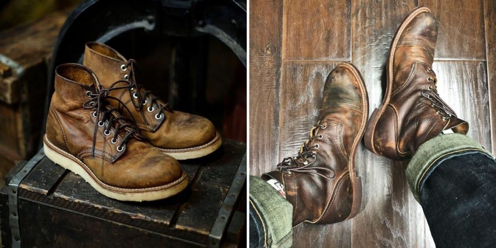old copper rough and tough leather