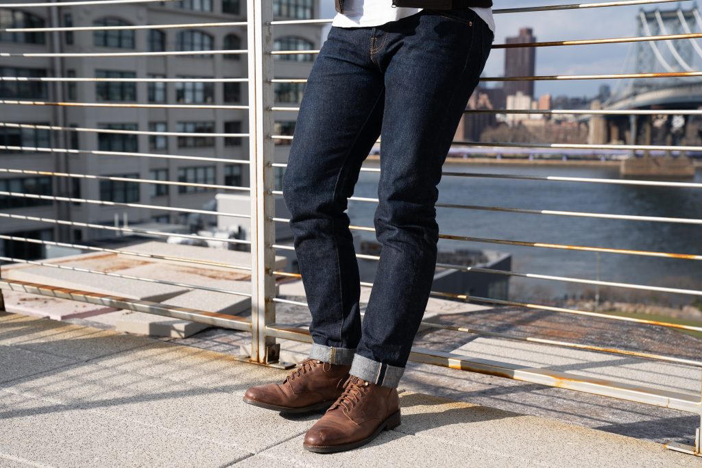 samurai jeans reclining