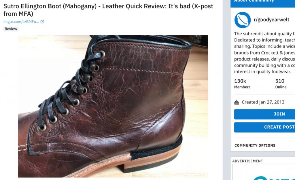 sutro charlton leather reddit