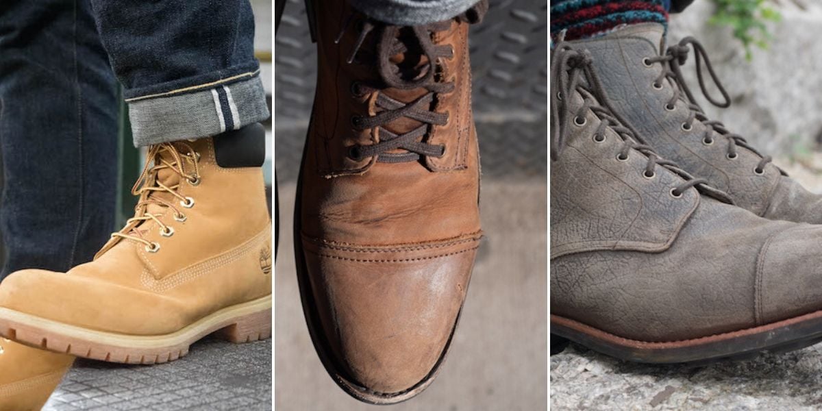 leather vs suede vs nubuck