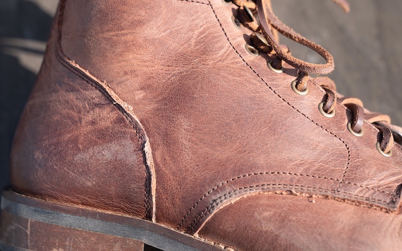 rhodes dean boot leather trim