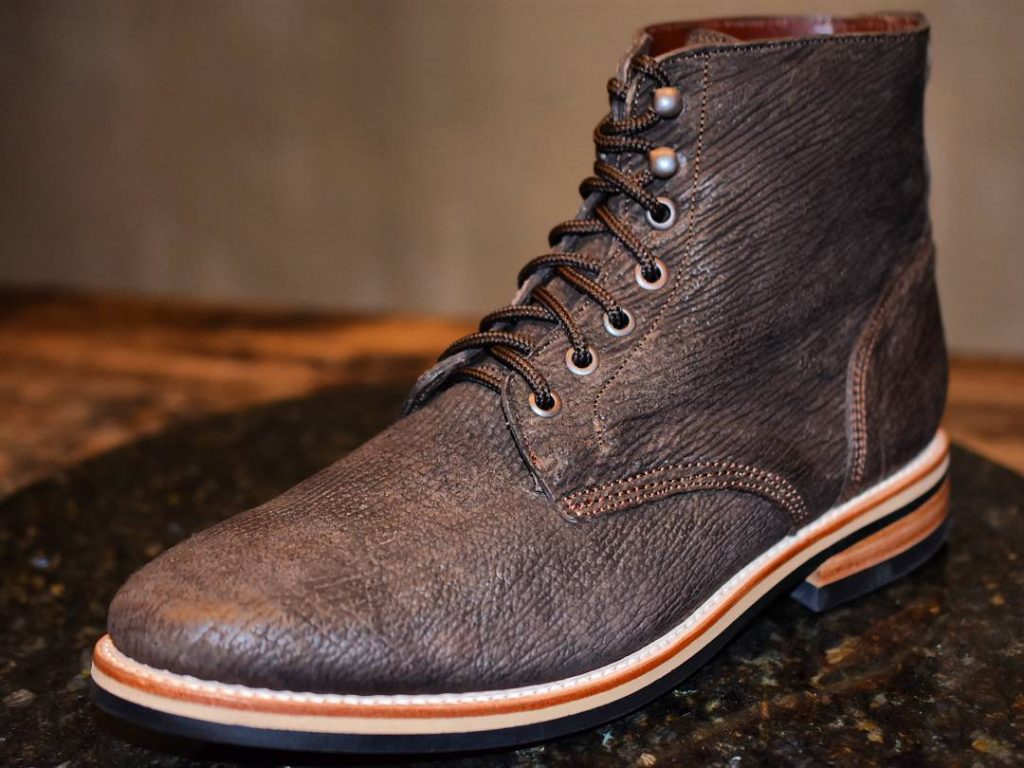 shark leather service boot