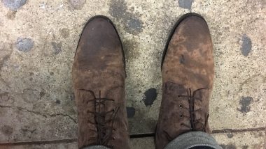 rider boots wet
