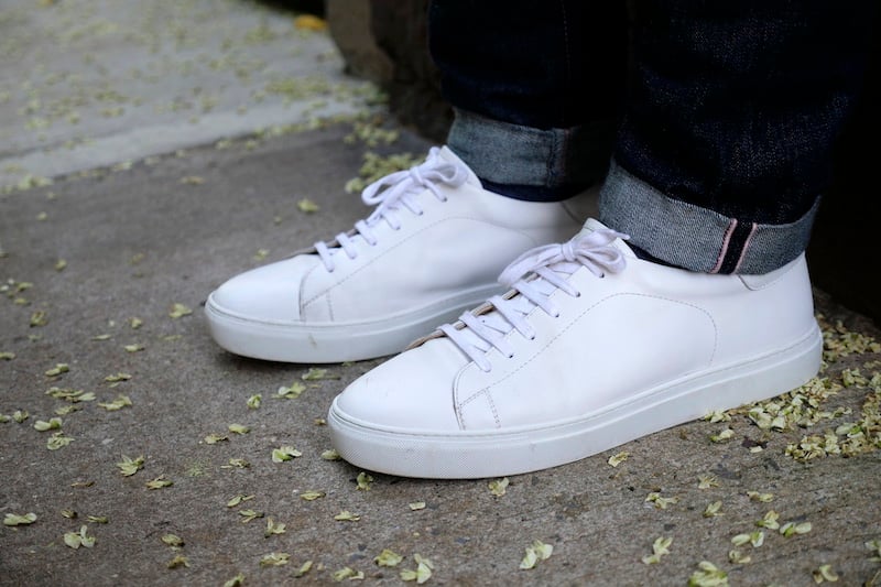 idrese nuno sneaker on feet