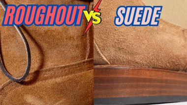 Suede vs roughout leather