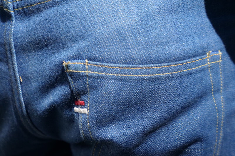 tanuki jeans pocket detail