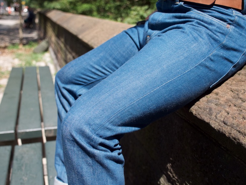 tanuki jeans sitting again