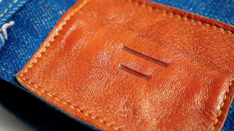 tanuki jeans waistpatch