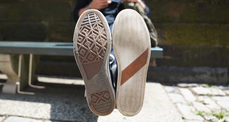 nothing new vs converse soles