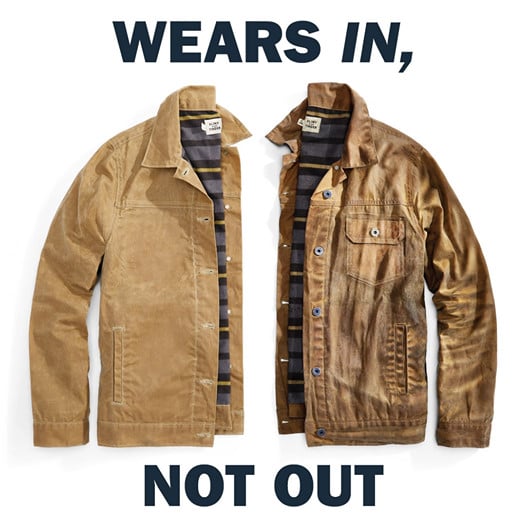 flint and tinder old trucker jacket