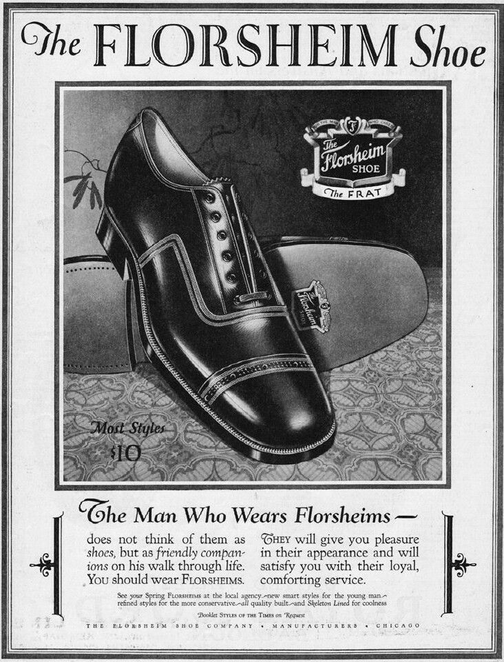1920s Florsheim Ad
