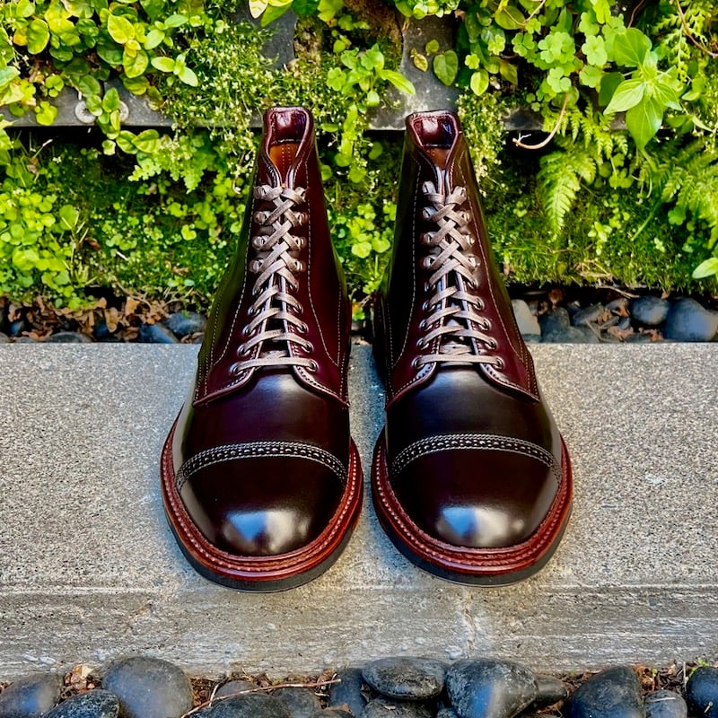 alden color 8 straight tip boot
