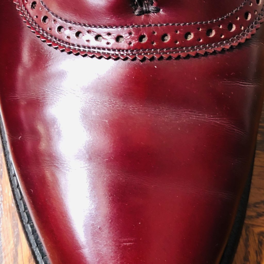 calfskin not cordovan