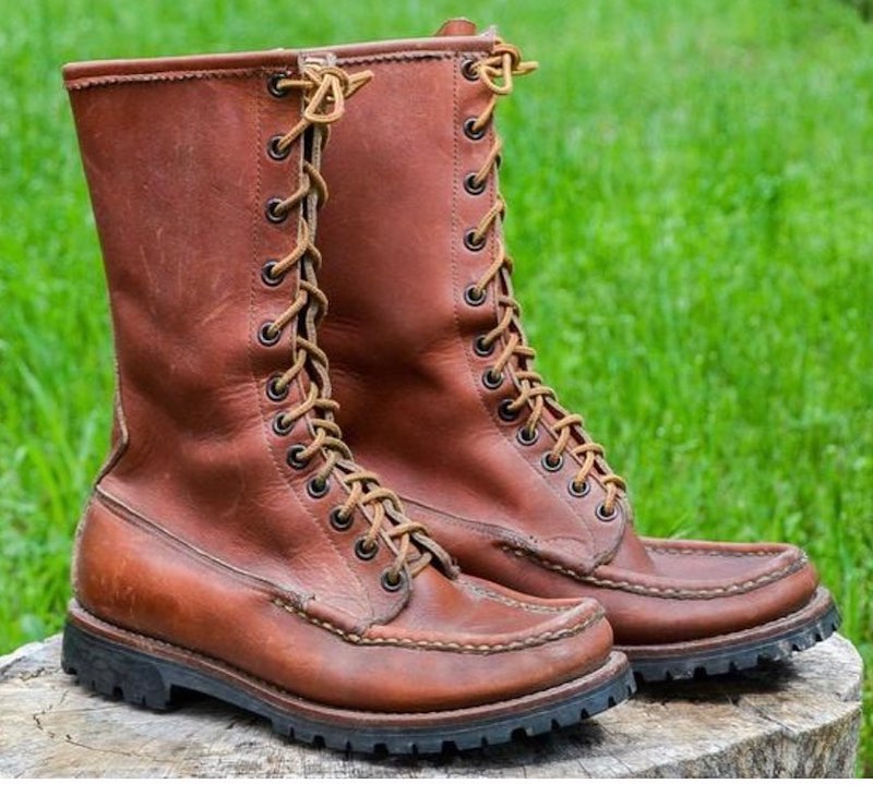 russell moccasin double vamp birdshooter