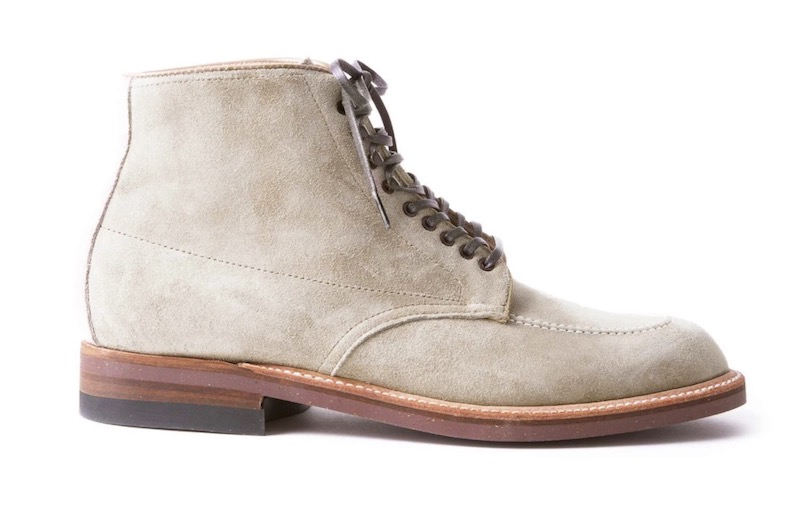 white alden indy boot, todd snyder x alden indy milkshake