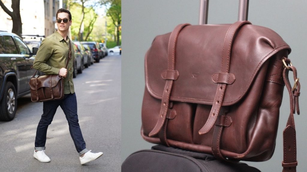 cravar leather messenger bag review