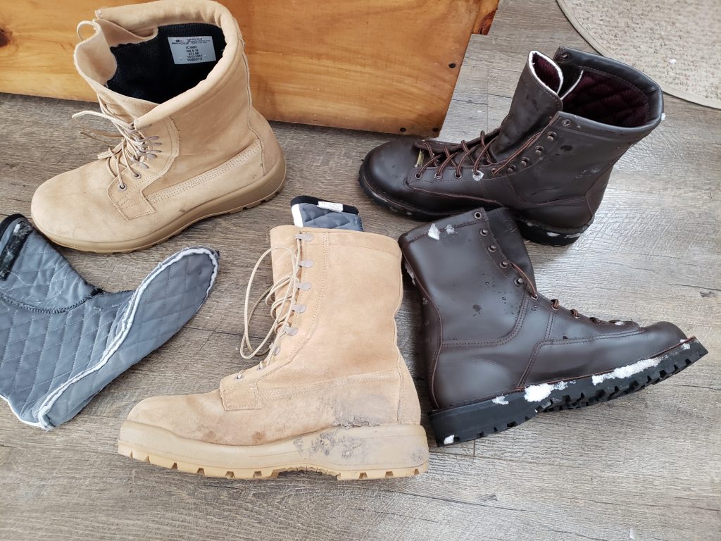danner vs military boots
