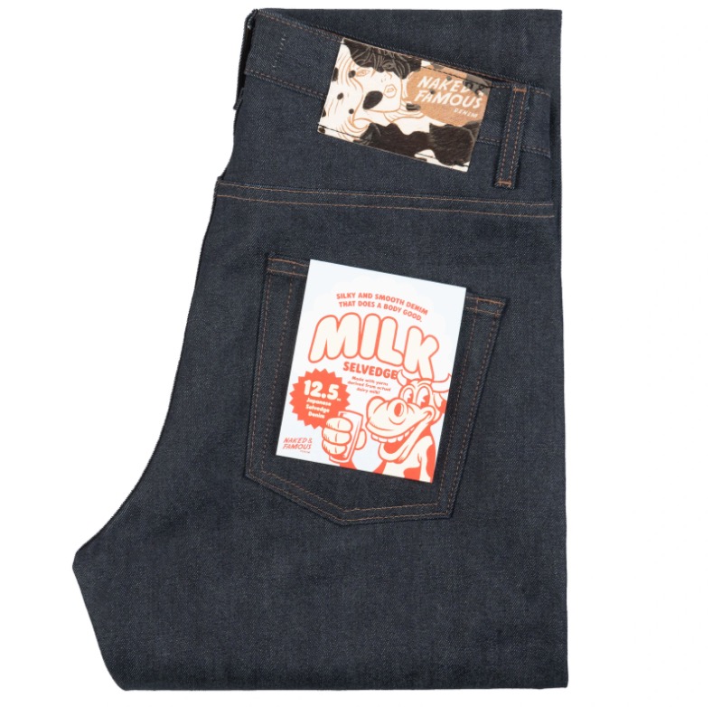 naked and famous milk selvedge