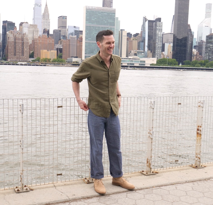 Thursday scout desert boot fatigues linen