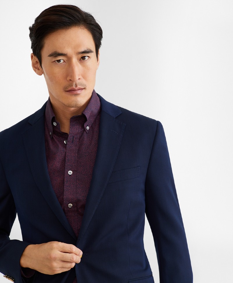 brook brothers Regent Fit Two Button Stretch Blazer