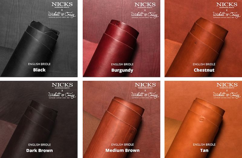 nicks boots veg tan options wickett craig