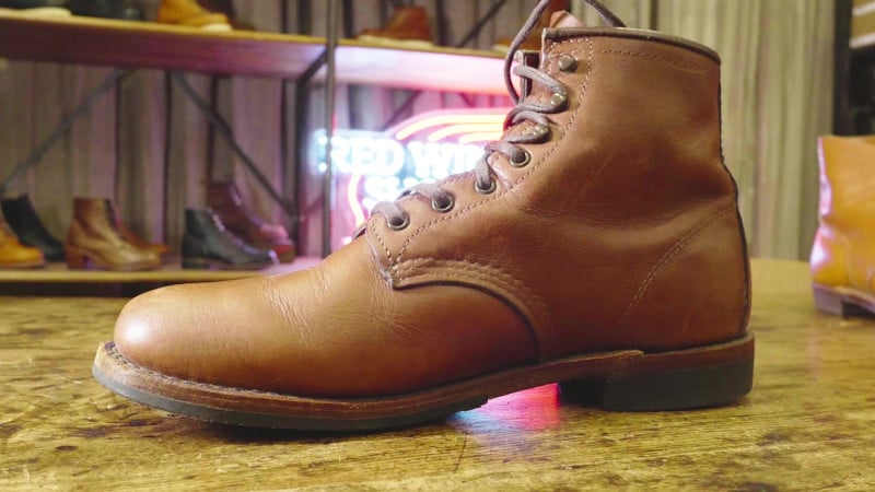 Red Wing 9063 Beckman Teak Profile